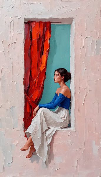 Silence at the window by Jolique Arte