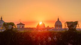 Sunset over Rome by Ilona Schong