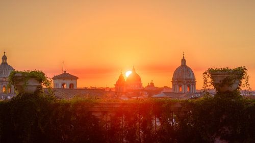 Coucher de soleil sur Rome sur Ilona Schong