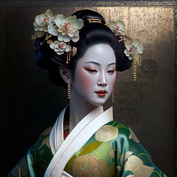 Geisha von Klimt 1