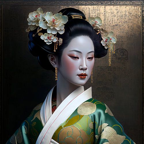 Geisha by Klimt 1
