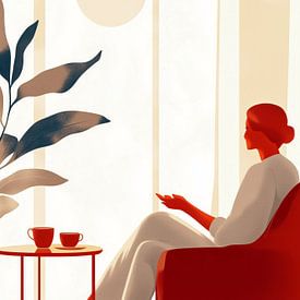 Woman life minimal art talking by JBJart Justyna Jaszke
