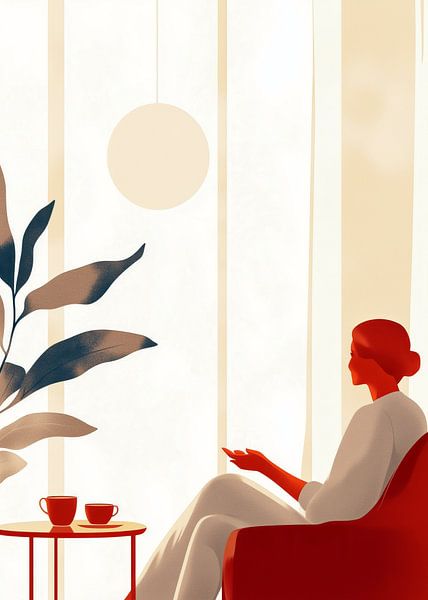 Woman life minimal art talking by JBJart Justyna Jaszke
