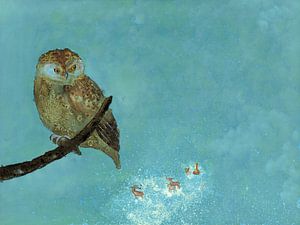 A wise owl by Martine van Nieuwenhuyzen