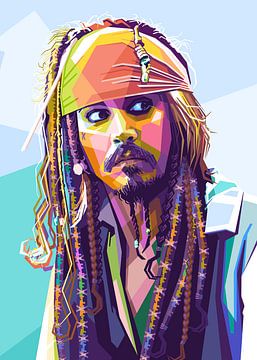 Johnny Depp van zQ Artwork