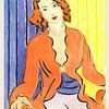 Frau in Blau und Gelb – Henri Matisse von Digital Art Studio