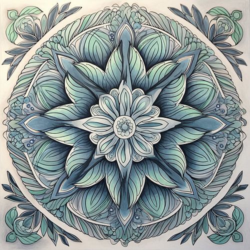 Malen von ruhigen Abstraktionen | Gelassenheit