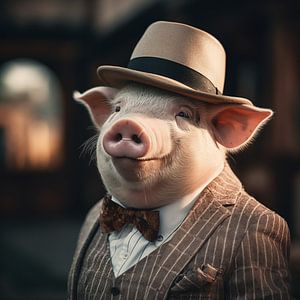Le cochon comme parrain
