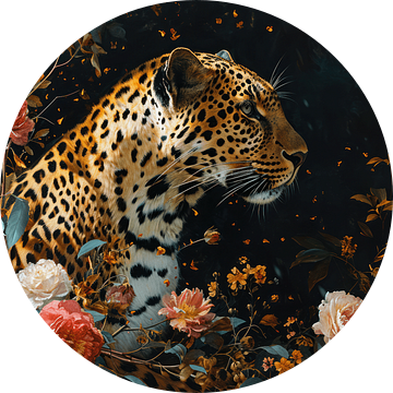 Jaguar in de Eeuwige Tuin van Eva Lee