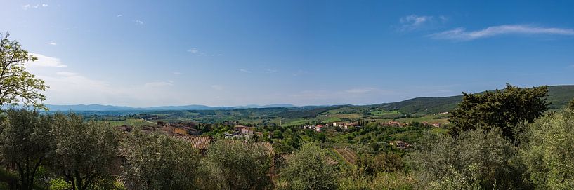 Panorama Toskana von Peter Baier