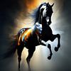 Cheval | Le Prince Noir sur Art Twist by M