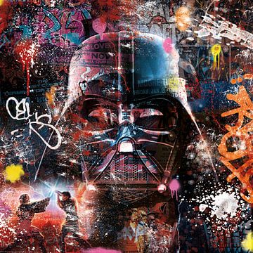 Star Wars Dark Vador sur Rene Ladenius Digital Art
