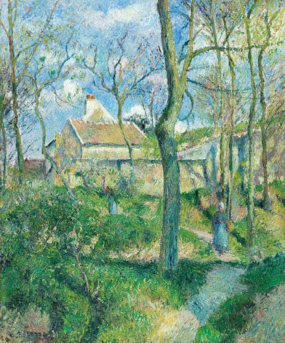 Camille Pissarro,De weg naar de slet, Pontoise