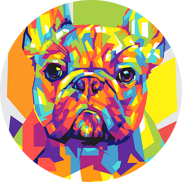 Franse Bulldog WPAP Art van Dayat Banggai