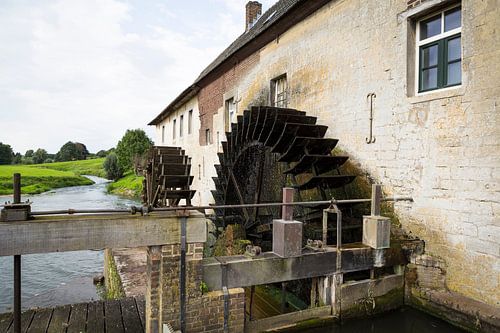 Moulin à eau sur la rivière Geul à Gulpen, Limbourg du Nord