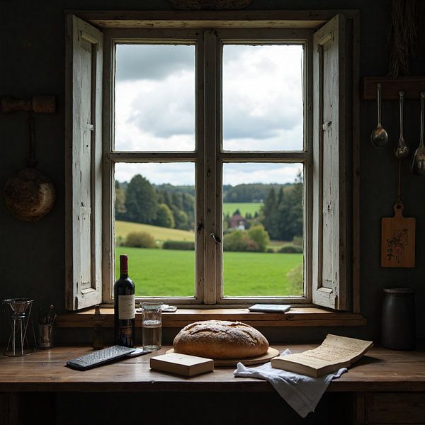 Keukenzicht op het Land – nostalgie met een doorkijkje van Kleurenrijk