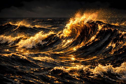 Goldbrand der Sturmwellen – Golden Fire of the Storm Waves