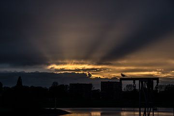 Jakobsleiter bei Sonnenuntergang von Karlo Bolder
