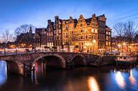 Amsterdam Prinsengracht la nuit