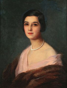 Portret van Stella Alves de Lima op 20-jarige leeftijd, Eugène Cyprien Boulet