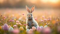 Der Hase und die bunten Eier