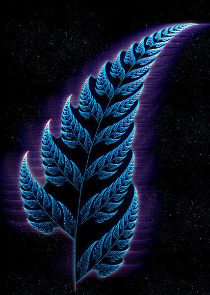 fern line art by ahmad hanan attaki