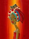Sissy - Afrikanischer Kopfschmuck von Jan Wiersma Miniaturansicht