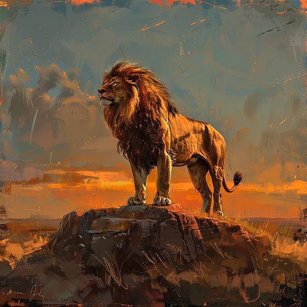 Lion by Poster Art Shop