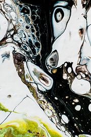 Ink yellow and black by angelique van Riet