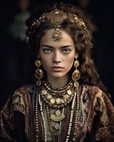 Portrait d'art "Fille berbère"