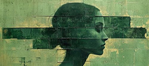 Fragment de regard d'émeraude