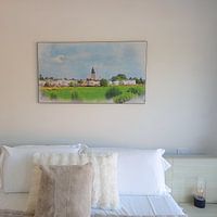 Klantfoto: Zicht op Zutphen, Gelderland. van Danny de Klerk, als ArtFrame