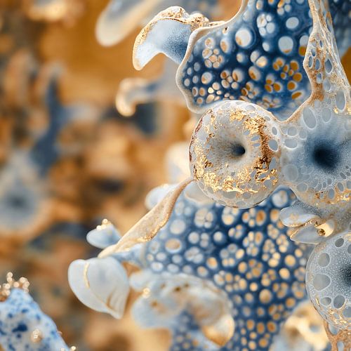 Chuchotements biologiques bleu de Delft