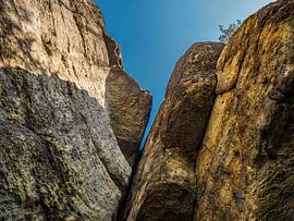 Pechofenstein en Suisse saxonne - Fente dans la roche sur Pixelwerk