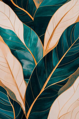 Elegant bladpatroon