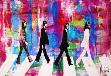 The Beatles Rose sur Kathleen Artist Fine Art
