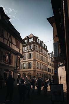 Charmante Altstadtgasse | Colmar | Fine Art Architekturfotografie | Europäische Wandkunst