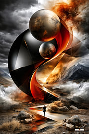 surrealistisch droomlandschap / surreal dreamscape van Gelissen Artworks