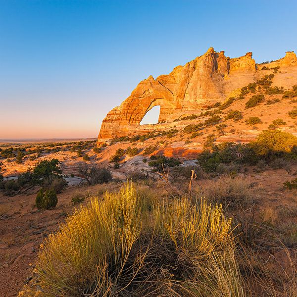 White Mesa Arch at sunrise, Arizona by Henk Meijer Photography