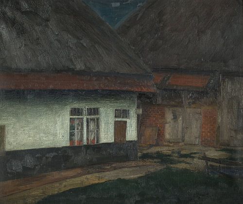 Farm Court Yard, Valerius De Saedeleer