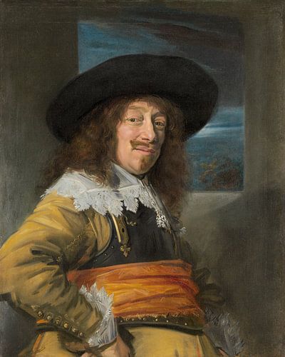 Portret van een lid van de Burgerwacht Haarlem, Frans Hals