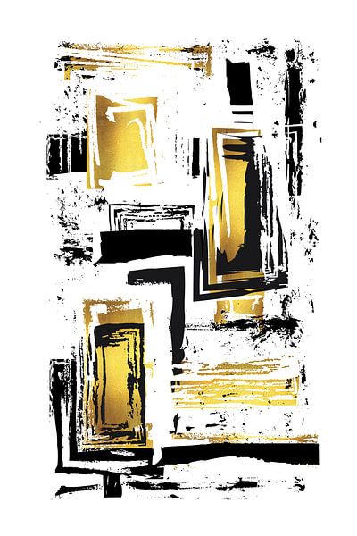 ABSTRACT ART Edgy Structures by Melanie Viola