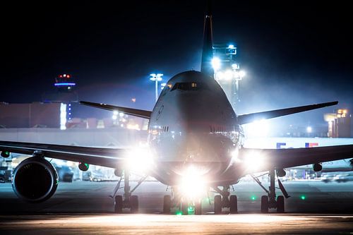 Lufthansa Boeing 747 line-up by Dennis Janssen