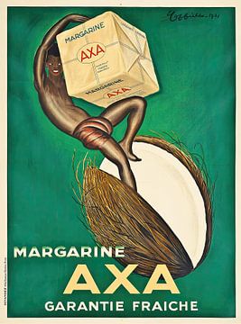 Leonetto Cappiello - Margarine Axa (1931) van Peter Balan