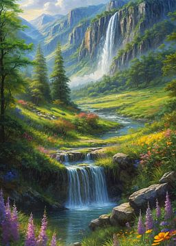 Het lied van de waterval van Demiourgos