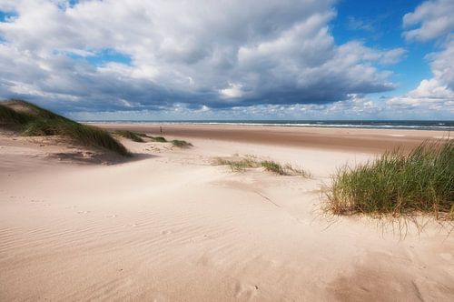 Ruimtelijk beeld op strand