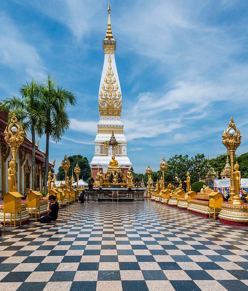 Wat Phra That Phanom That Phanom in Thailand van Theo Molenaar