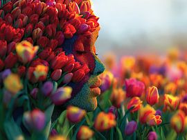 Flower Power Frauen von Egon Zitter