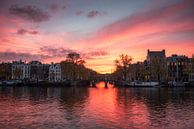 Amsterdam Sunset van Angel Flores thumbnail
