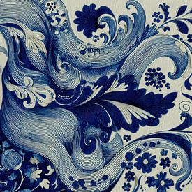 Blue Hair | Blue Woman by Art Whims